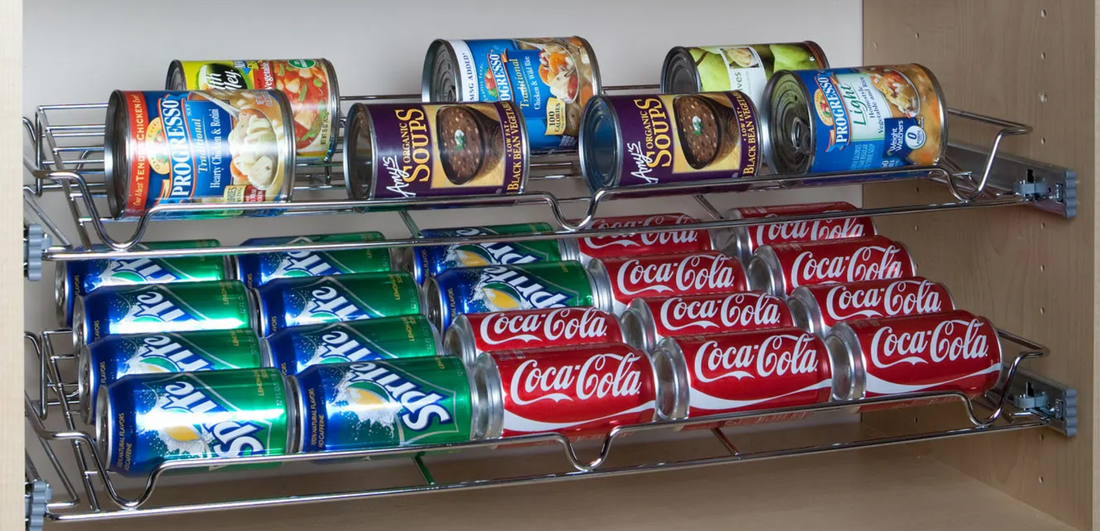 Effortless Spice & Pantry Organization: Sliding Spice Rack and Modular Container System