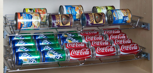 Effortless Spice & Pantry Organization: Sliding Spice Rack and Modular Container System