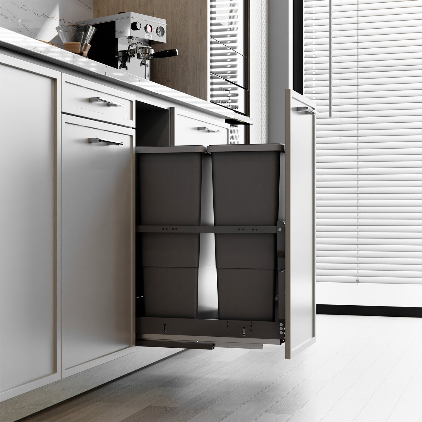 M-Series SpaceBin Waste System Hardware Kits