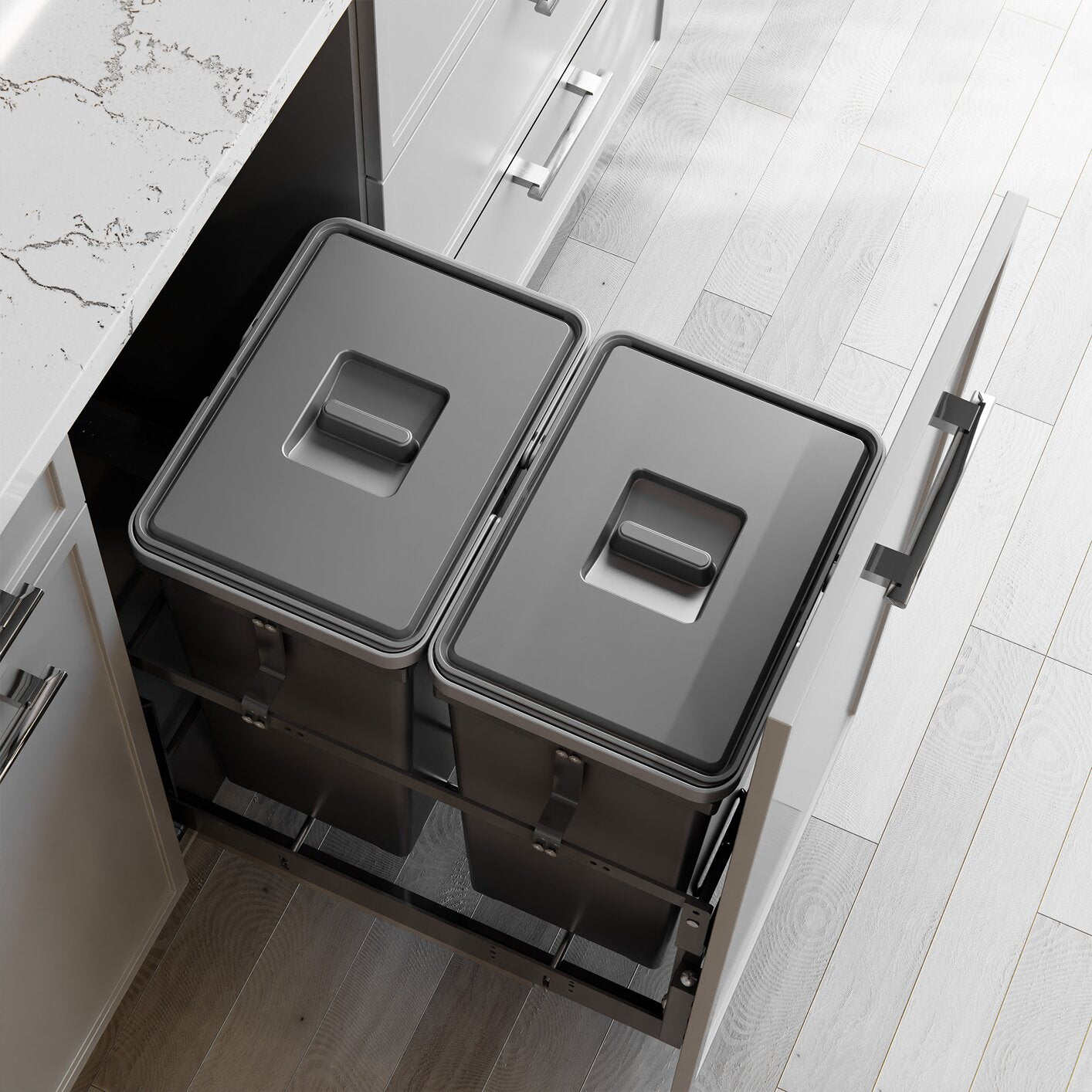 M-Series SpaceBin Waste System Hardware Kits