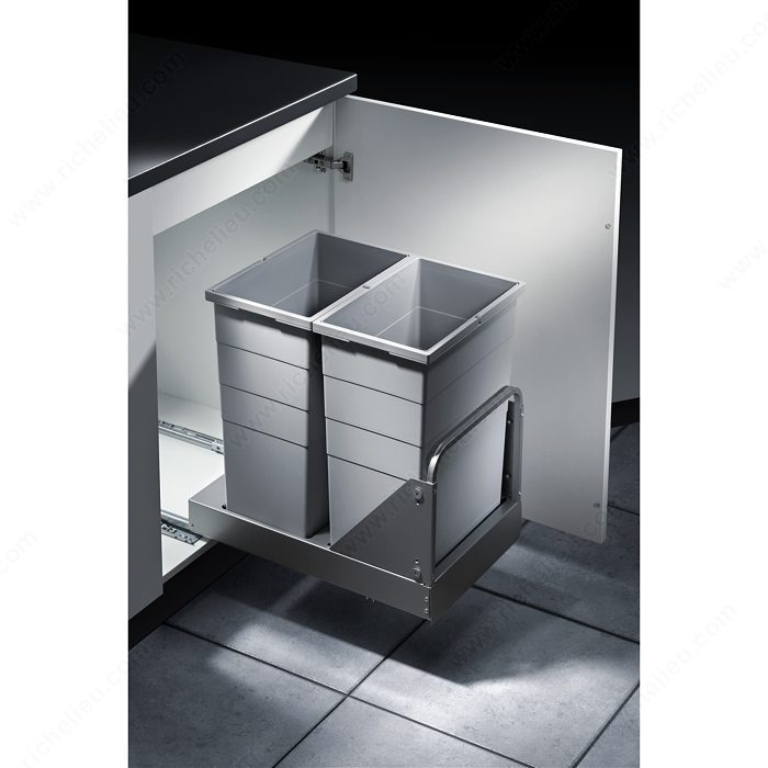 Bottom-Mounted Recycling Center