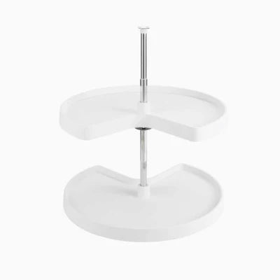 270 Degree Lazy Susan with Plastic Revolving Trays