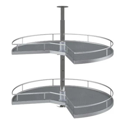270 degree Lazy Susan with Solid Bottom Revolving Trays