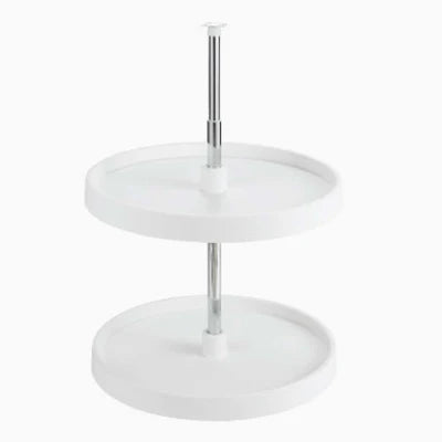 360 Degree Lazy Susan with Plastic Revolving Trays for Upper Cabinet