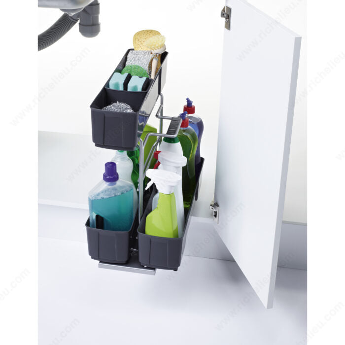 Pull-Out Baskets for Cleaning Products