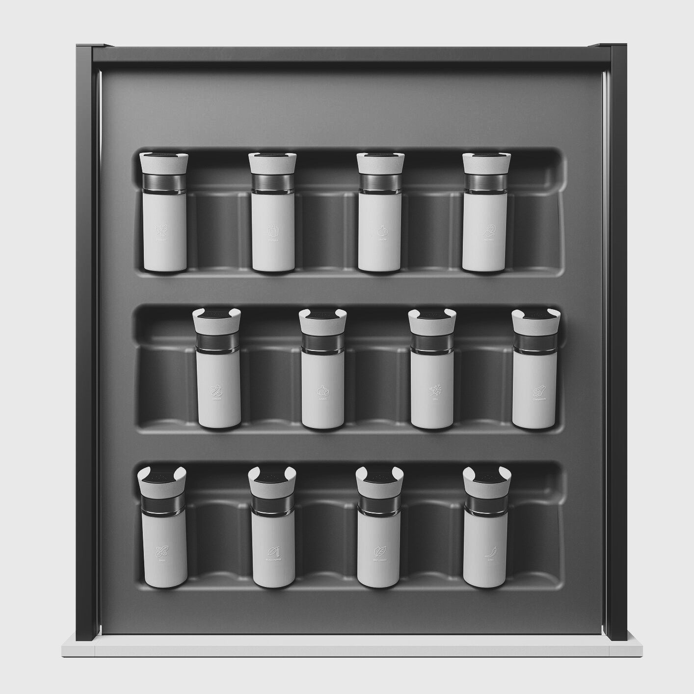 Spice Rack Insert Drawer Organizer Kits-AREA