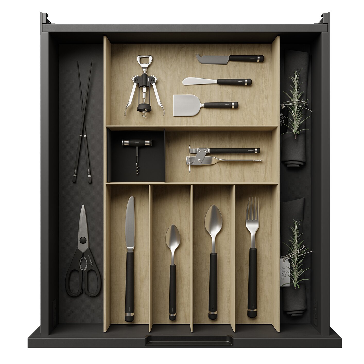 21 Inch Cutlery Drawer Organizer Kits-AUTOGRAPH-ROSALINA