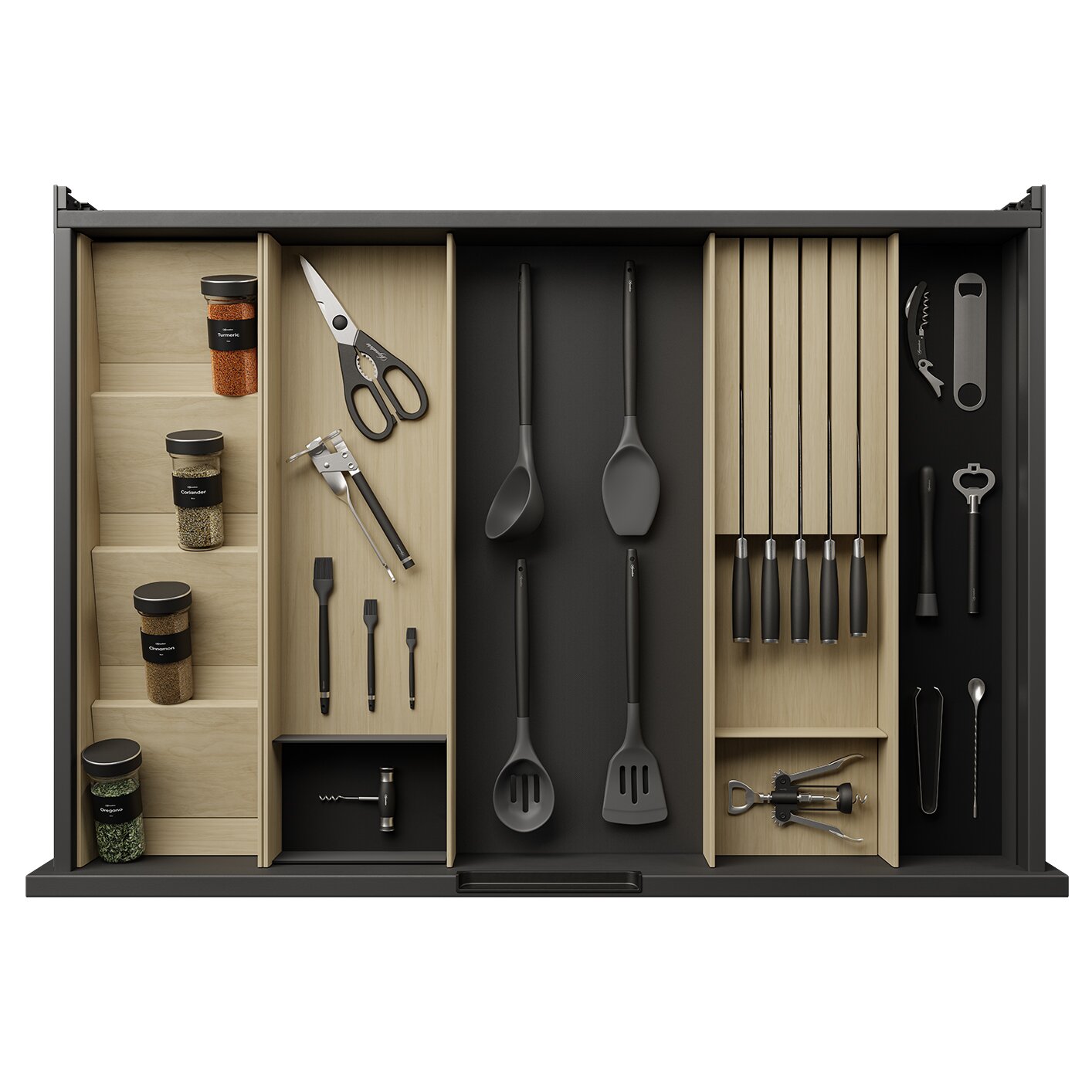 33 Inch Accessory Drawer Organizer Kits-AUTOGRAPH-FABIANA
