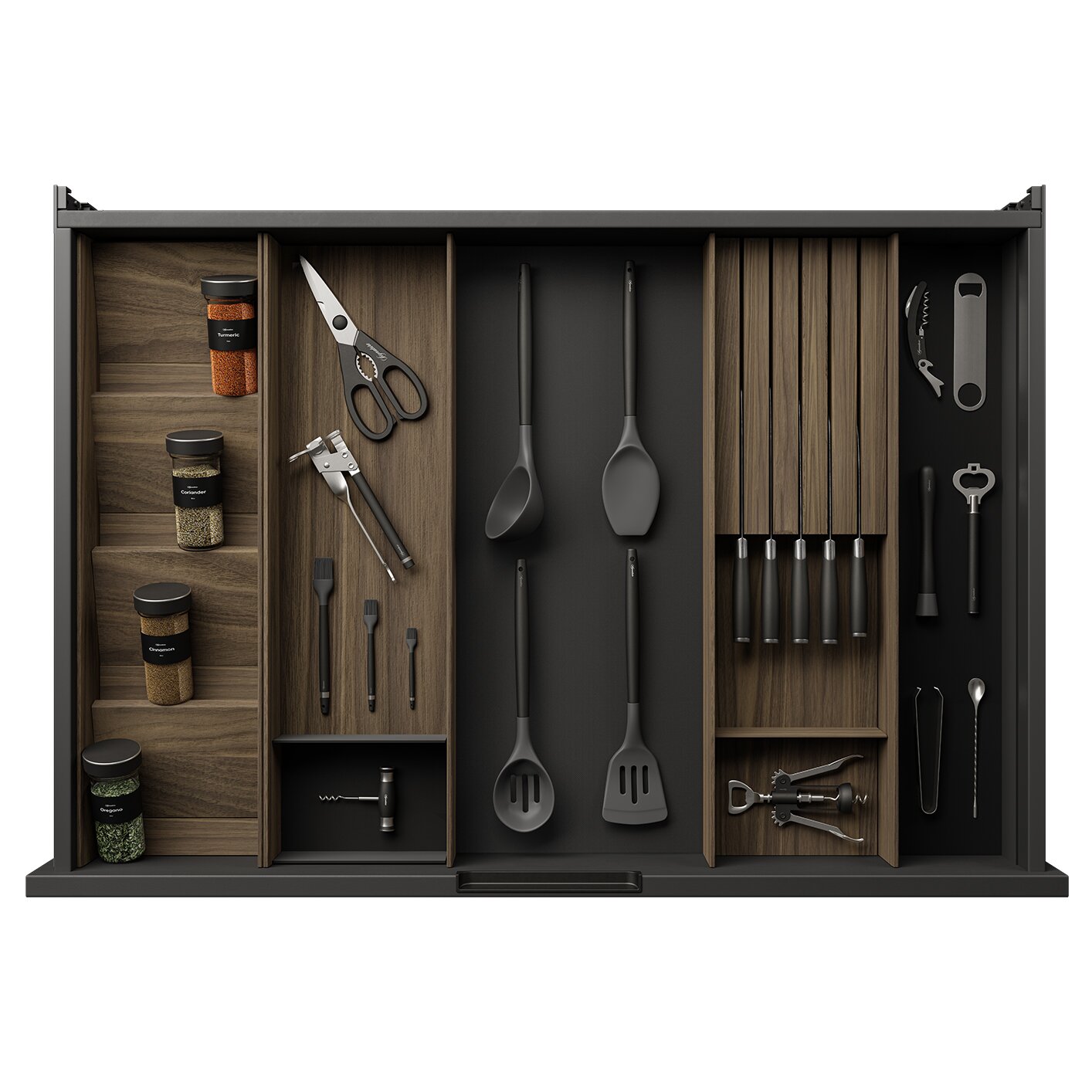 33 Inch Accessory Drawer Organizer Kits-AUTOGRAPH-FABIANA