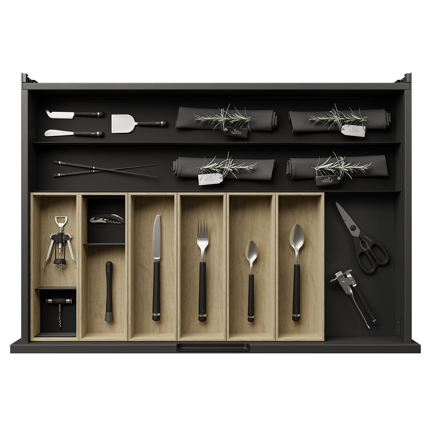 33 Inch Cutlery Drawer Organizer Kits-AUTOGRAPH-ROSE