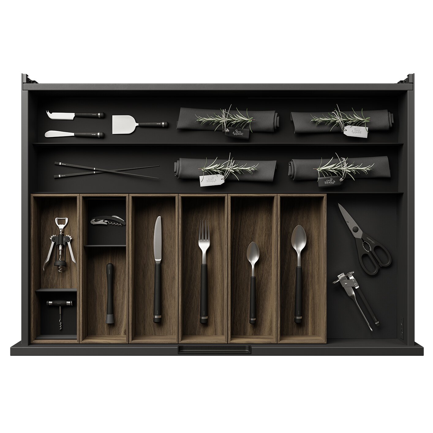 33 Inch Cutlery Drawer Organizer Kits-AUTOGRAPH-ROSE