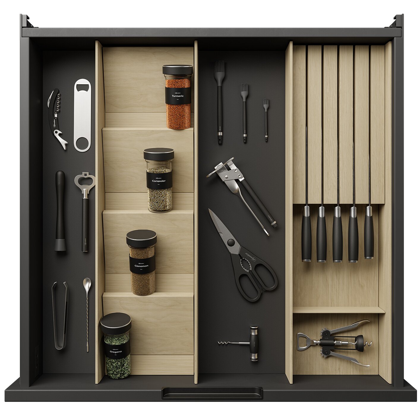 24 Inch Accessory Drawer Organizer Kits-AUTOGRAPH-LILLIAN