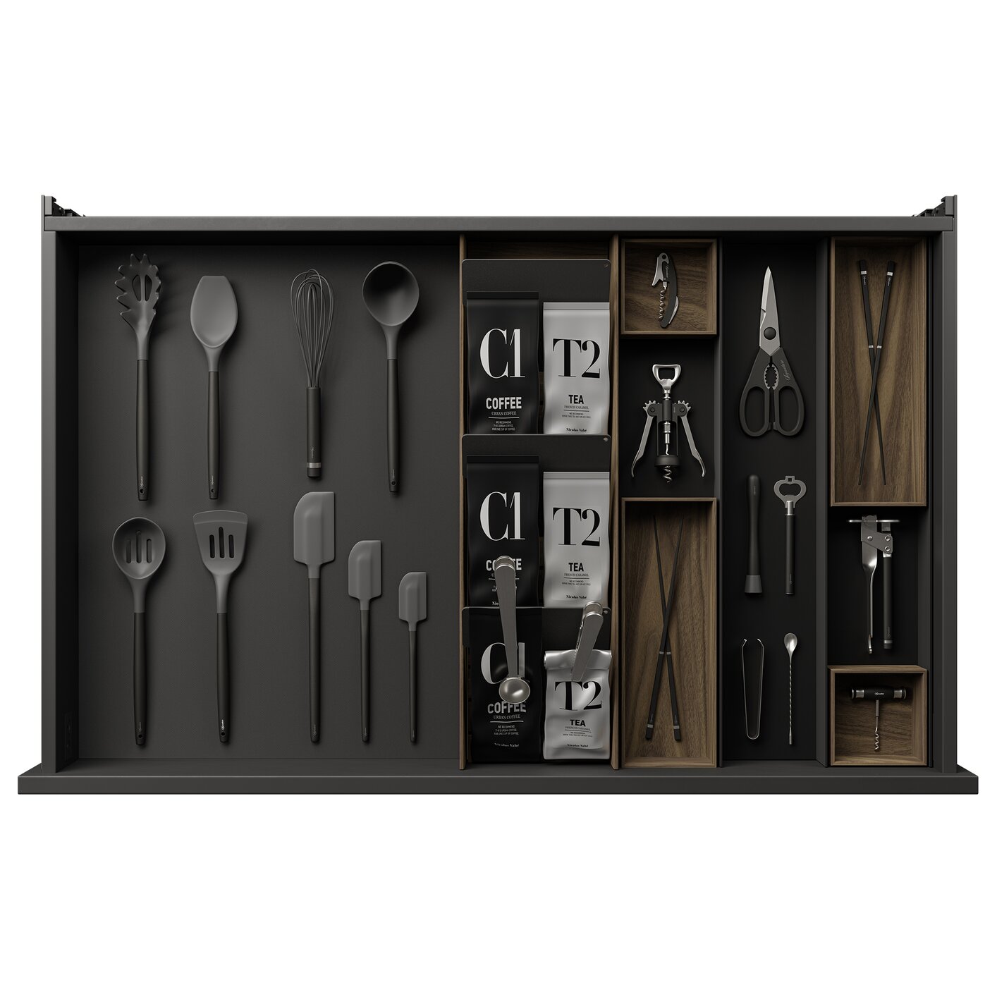 36 Inch Accessory Drawer Organizer Kits-AUTOGRAPH-LAETITIA