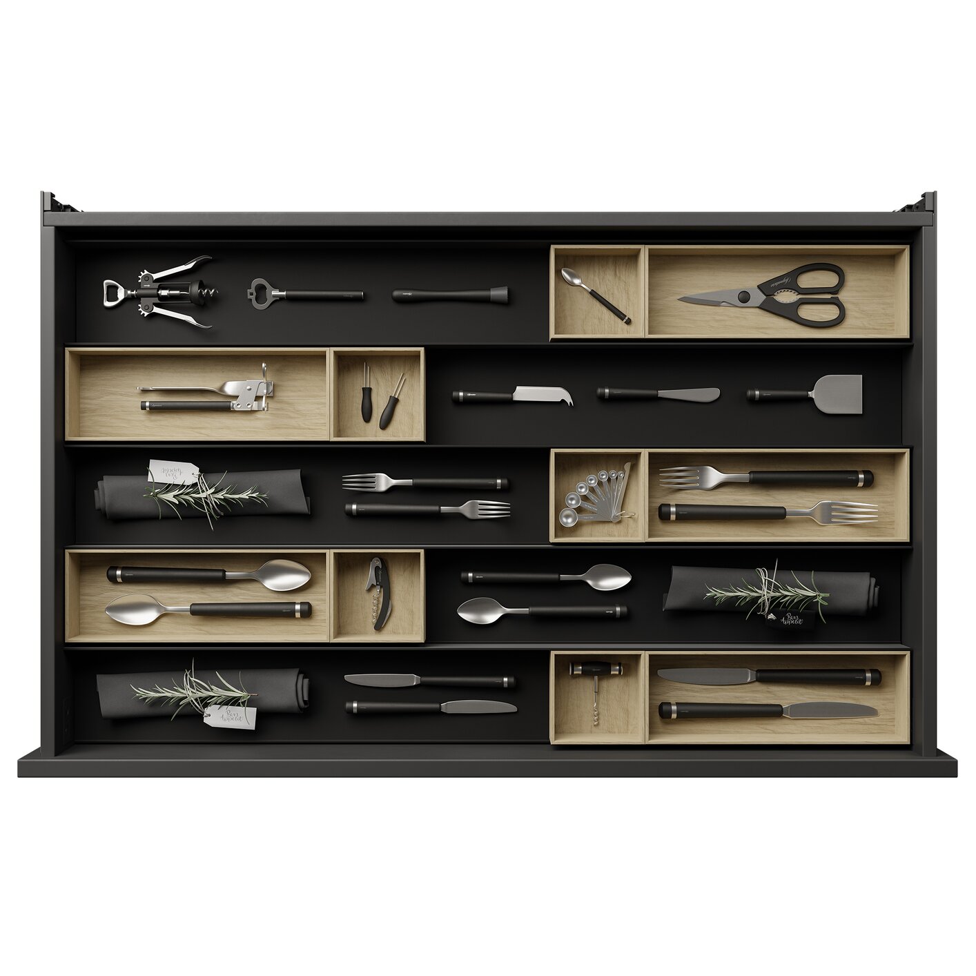 36 Inch Deep Drawer Organizer Kits-AUTOGRAPH-ELIZABETH