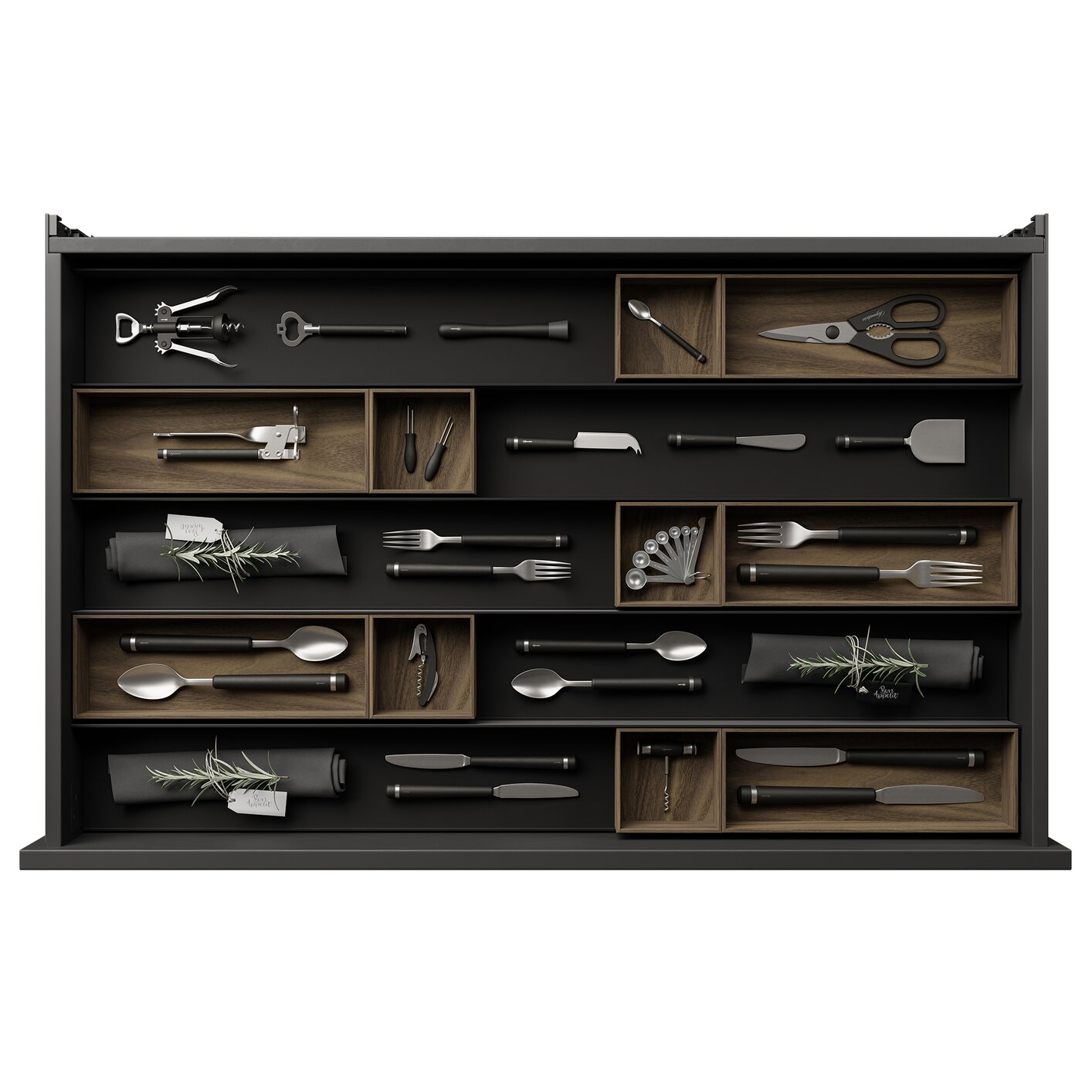 36 Inch Deep Drawer Organizer Kits-AUTOGRAPH-ELIZABETH