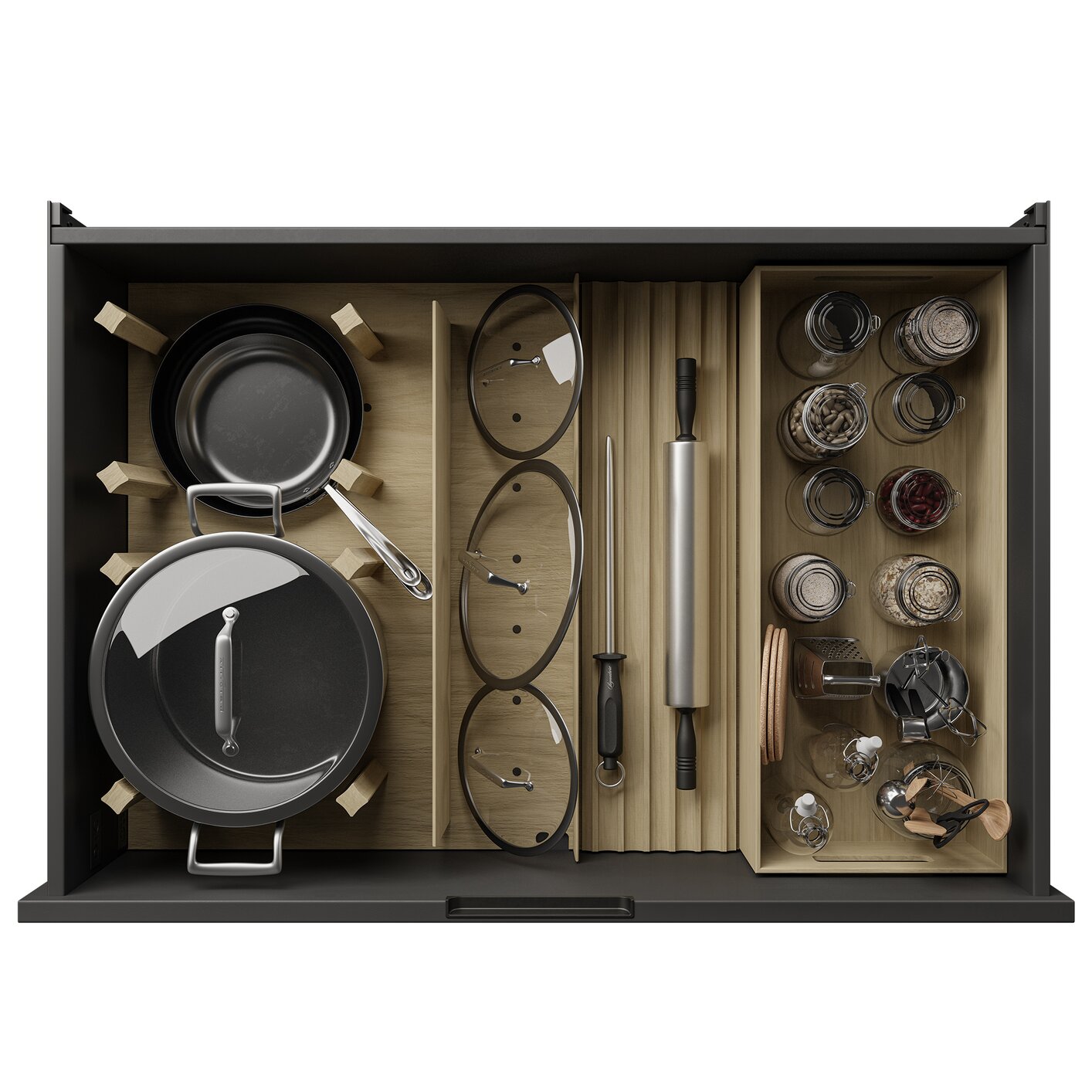 36 Inch Deep Drawer Organizer Kits-AUTOGRAPH-AUGUSTINA