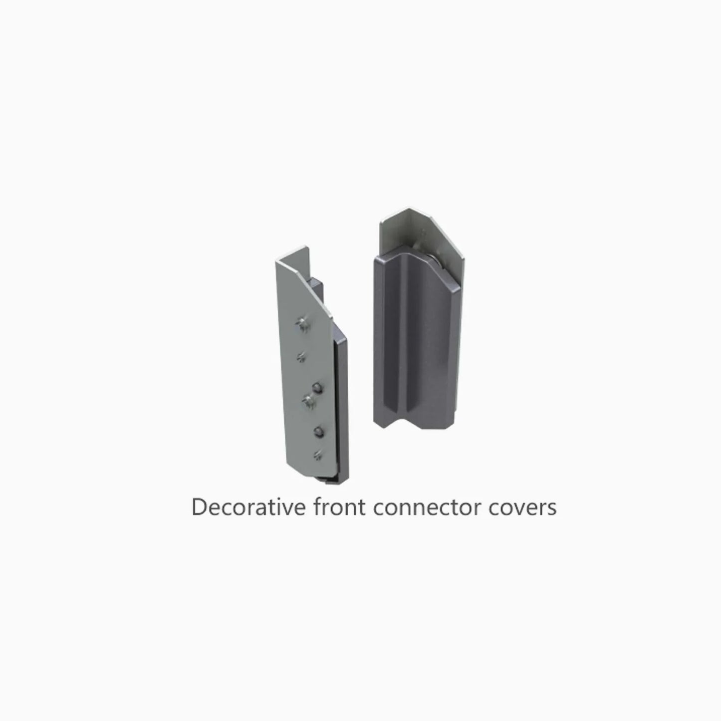 Garbage Bins System - Width 13-1/2 Inches with Build-in Metal Lid
