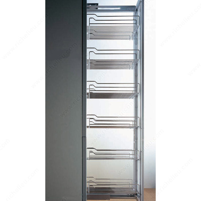 Dispensa Kit with Chrome Wire Baskets