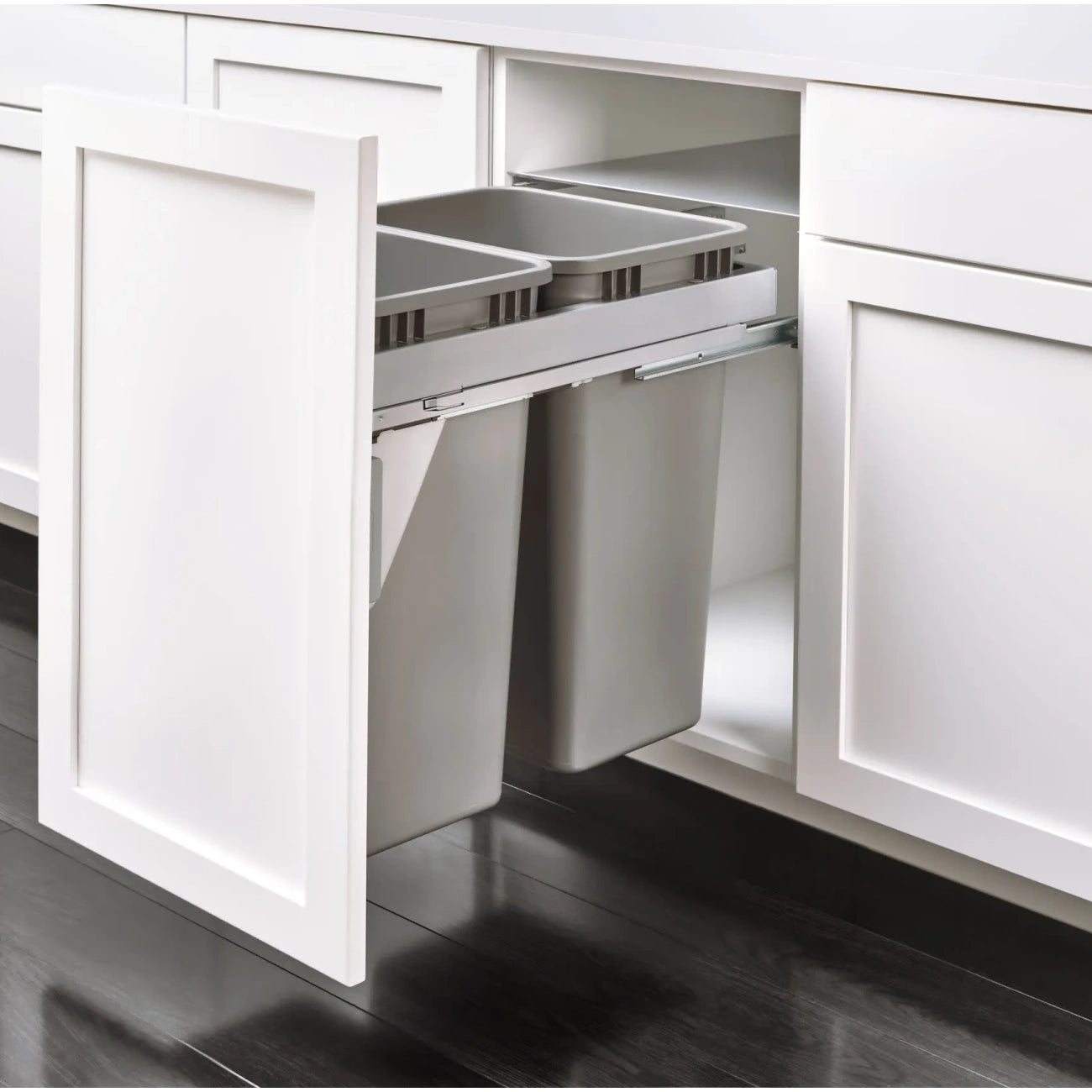 Steel Top Mount Waste Container w/Soft-Close