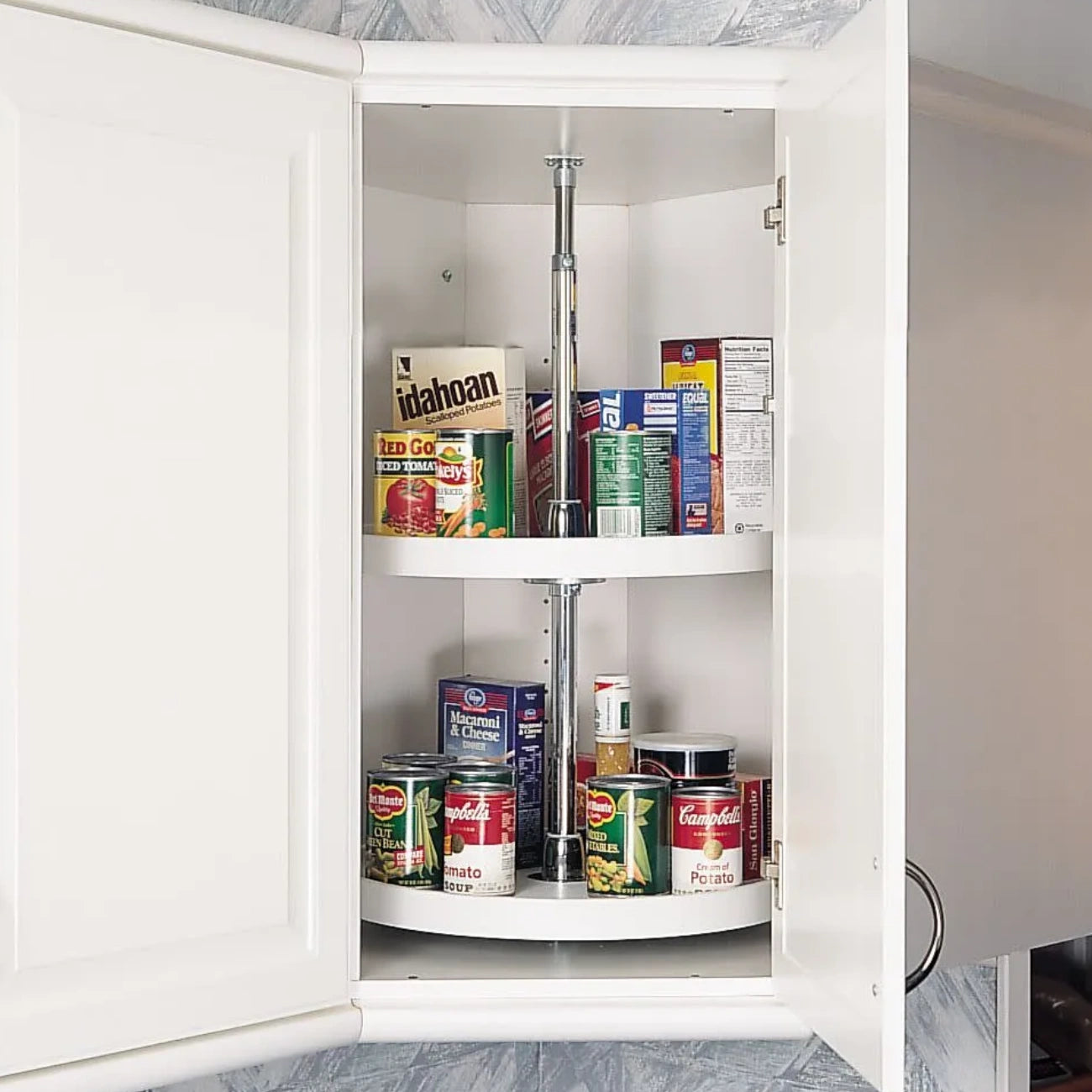 (2) Shelf RAS Polymer Full Circle Lazy Susans (Wall Cabinets)