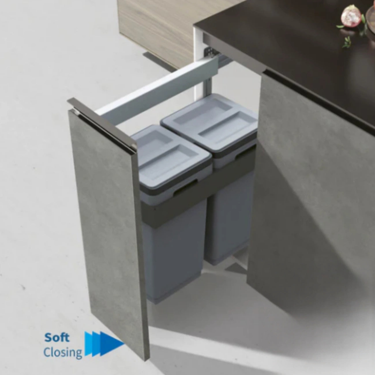 Garbage Bins System - Width 10-1/4 Inches