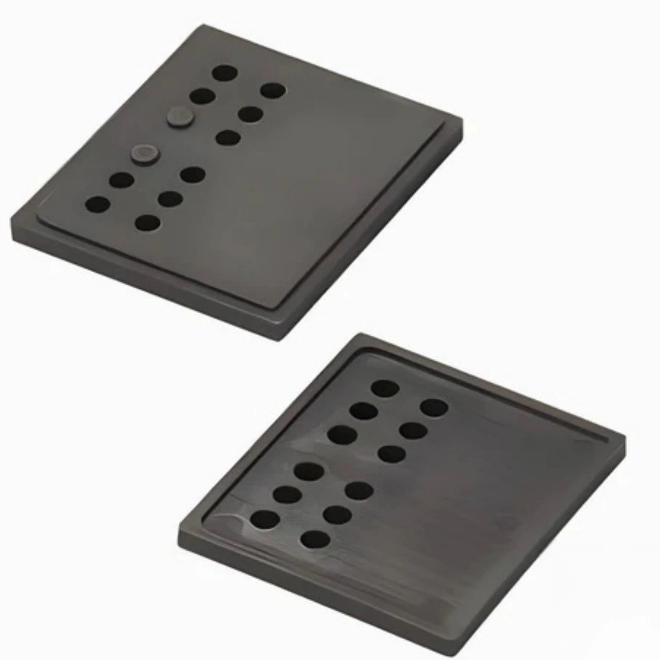 Garbage Bins System - Width 13-1/2 Inches with Build-in Metal Lid