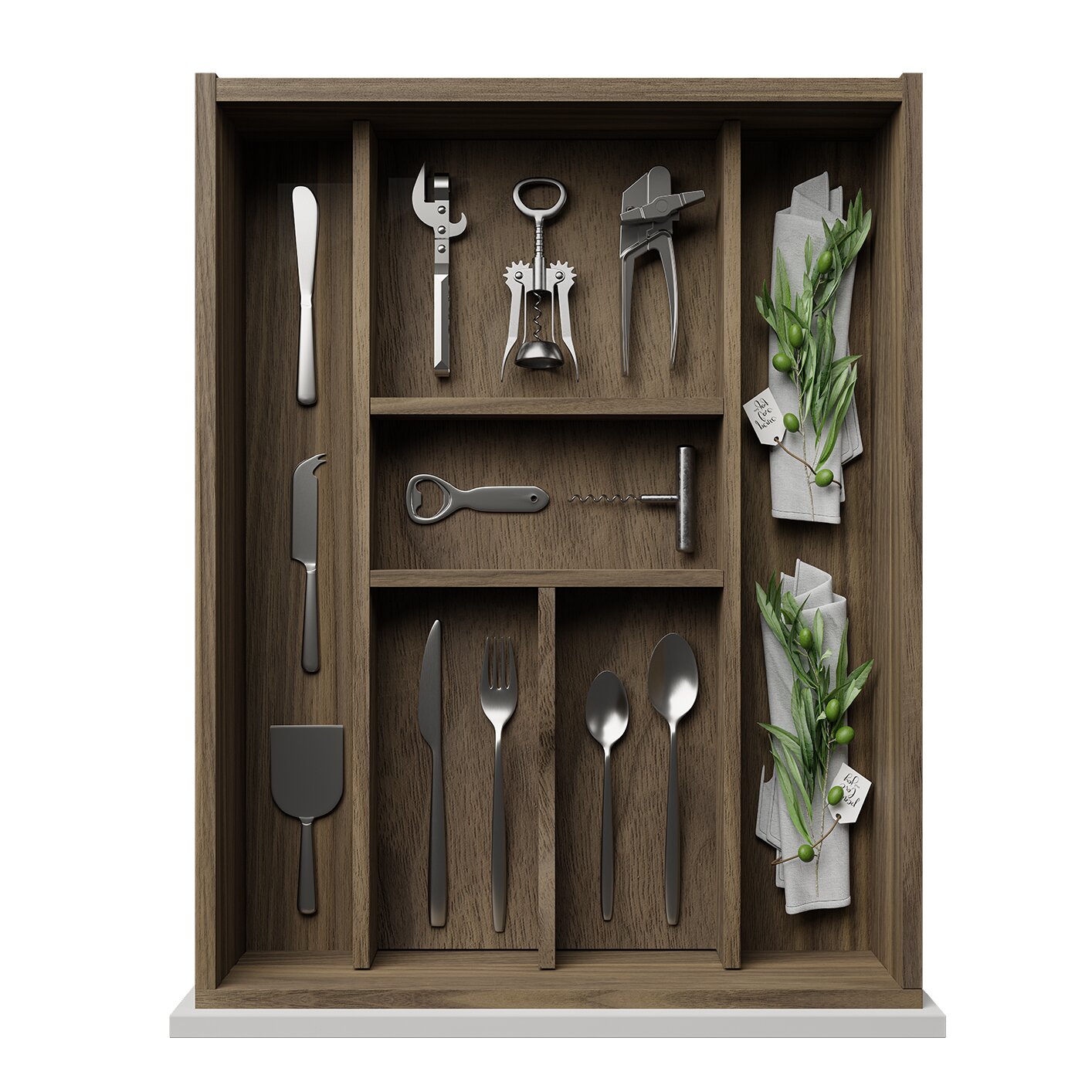 Cutlery Drawer Organizer Kits-IMPRINT