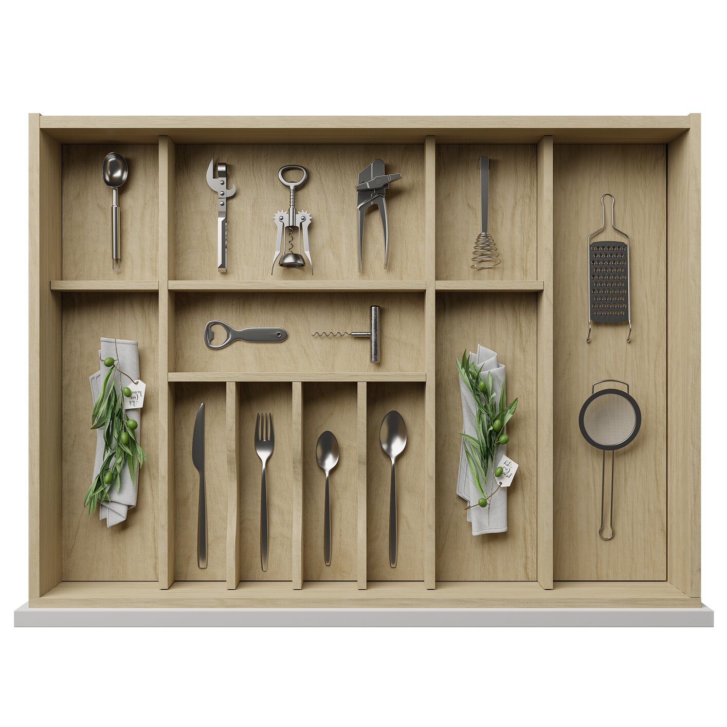 Cutlery Drawer Organizer Kits-IMPRINT