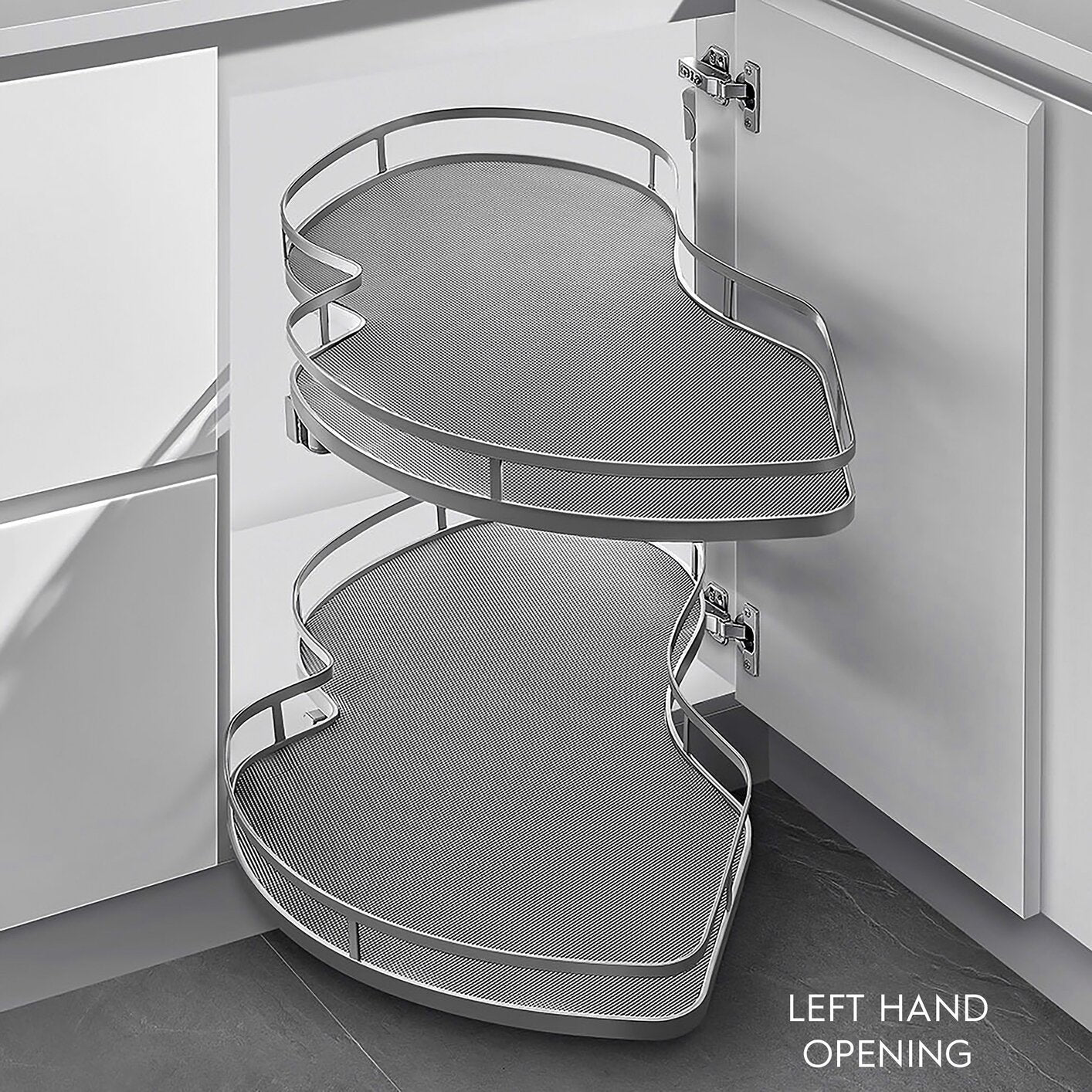 M-Series Swing Corner, Sunlight Silver, RH