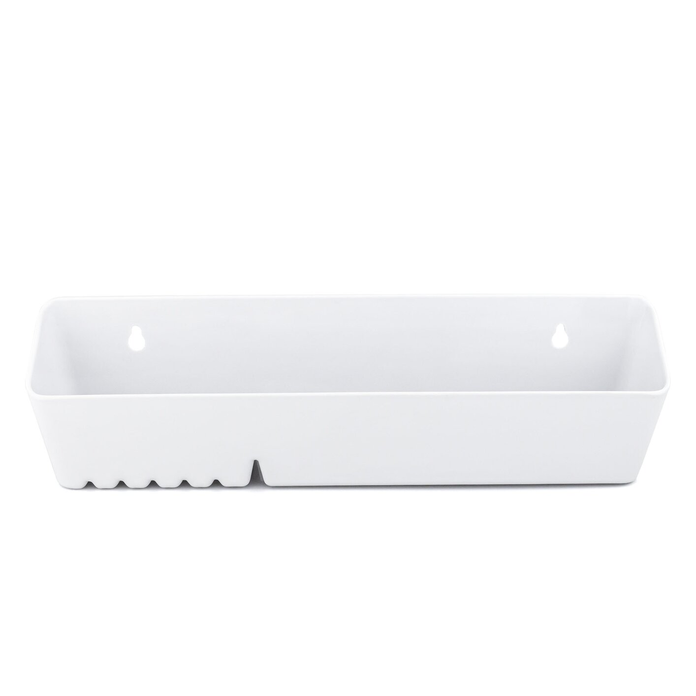 M-Series Tip-Out Tray with Soap Container and Ring Peg 30" White