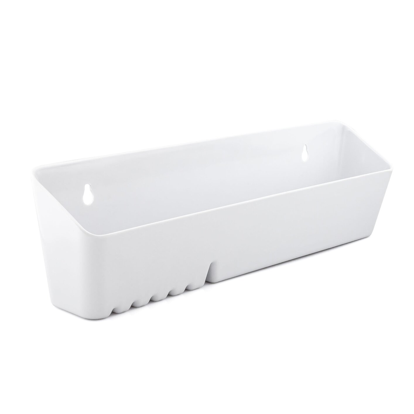 M-Series Tip-Out Tray with Soap Container and Ring Peg 30" White