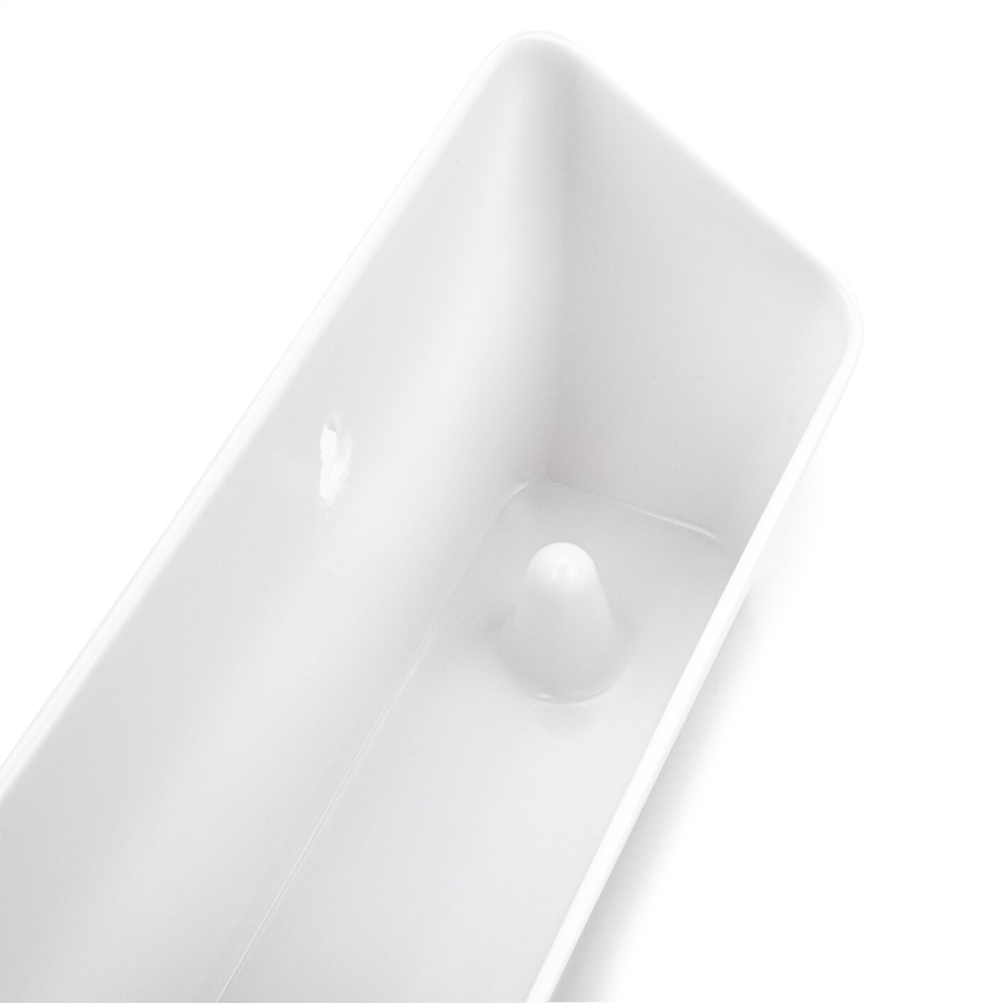 M-Series Tip-Out Tray with Soap Container and Ring Peg 30" White