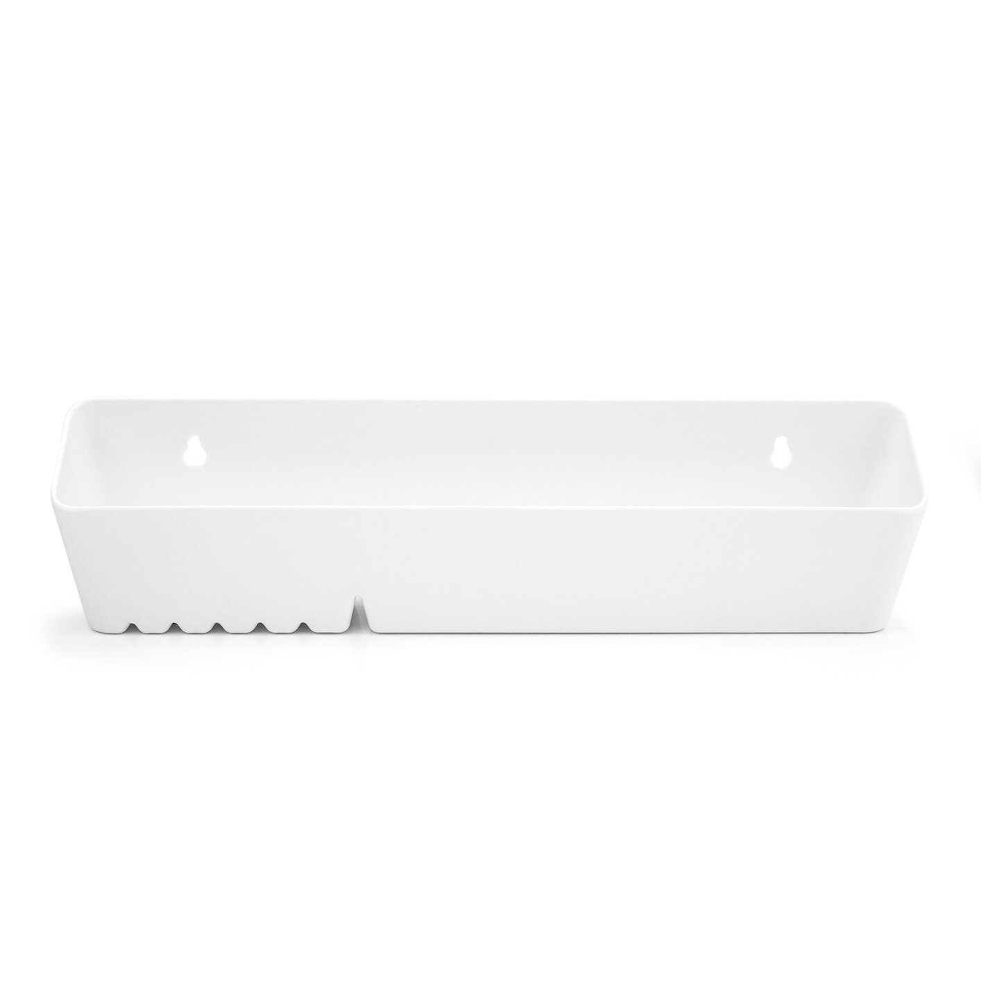 M-Series Tip-Out Tray with Soap Container and Ring Peg 30" White