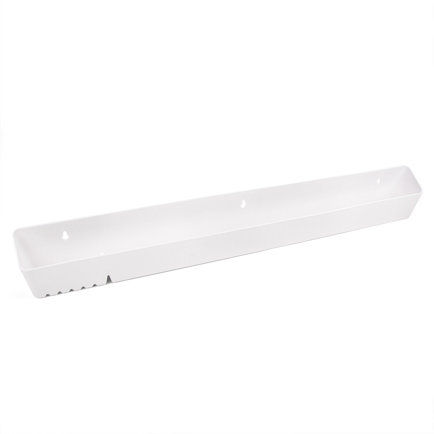 M-Series Tip-Out Tray with Soap Container and Ring Peg 30" White