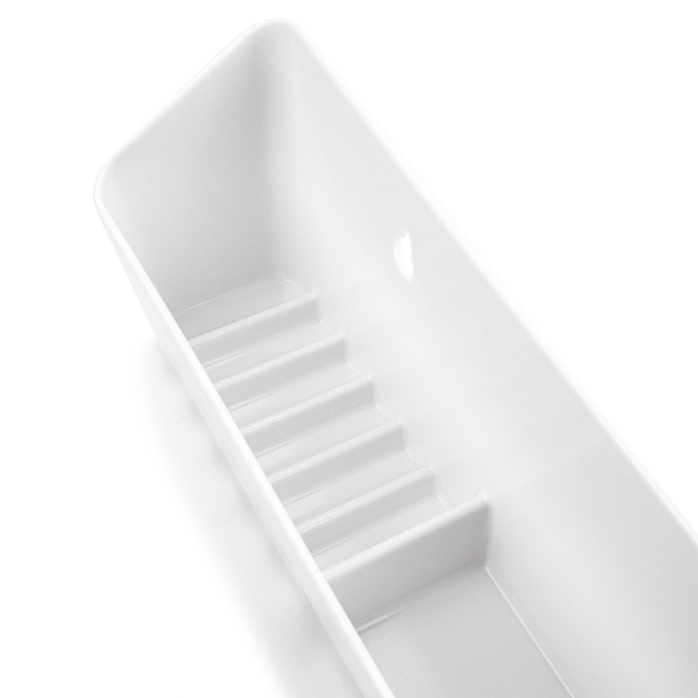M-Series Tip-Out Tray with Soap Container and Ring Peg 30" White
