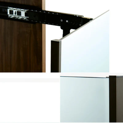Di Lusso Garbage Bins System - Width 18-1/2 Inches with Build-in Metal Lid