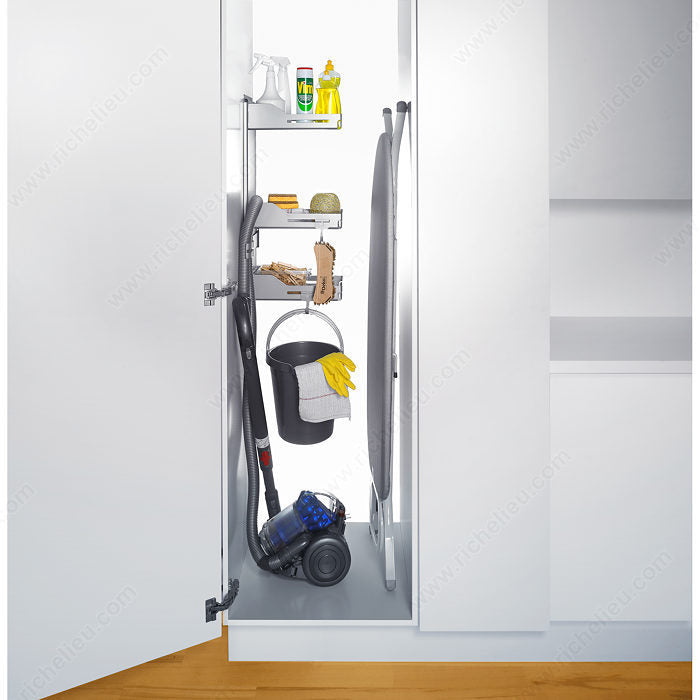 Sesam Storage System for Broom Closet