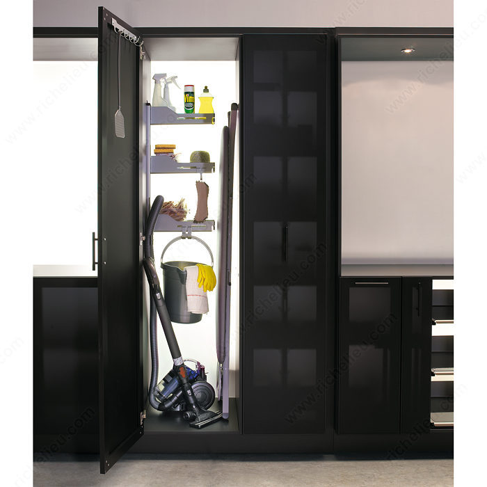 Sesam Storage System for Broom Closet