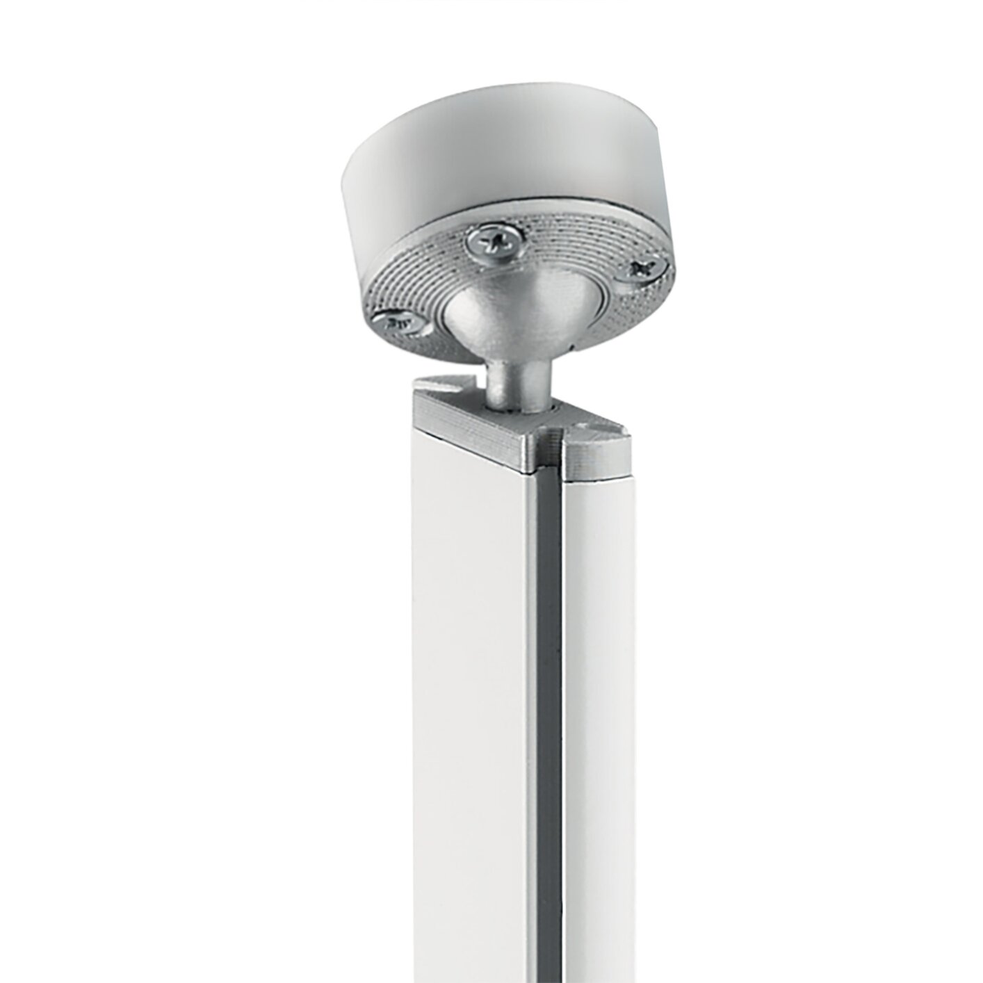 Slim Angled Ceiling Connector with Adjustable Angle