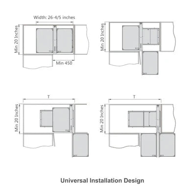 Soft-closing Pull-out System for Blind Corner