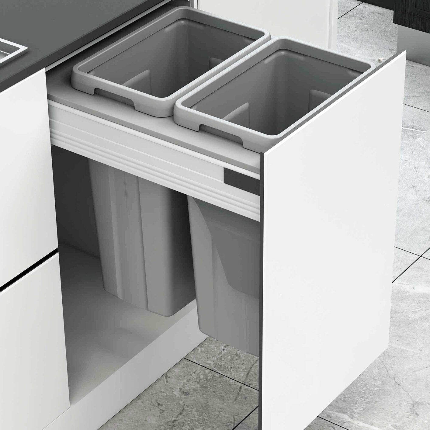 UBStor Infinity Waste Storage Solutions, for 400mm wide cabinet