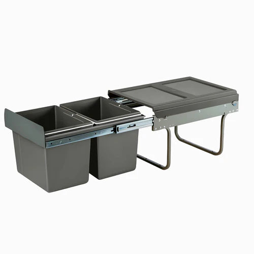 Under Sink Garbage Bin System