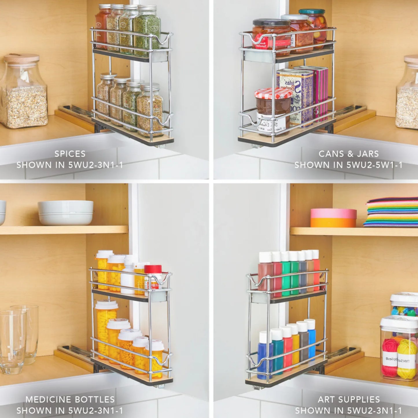 Upright Storage Pull-Out for Seasoning·Sauce