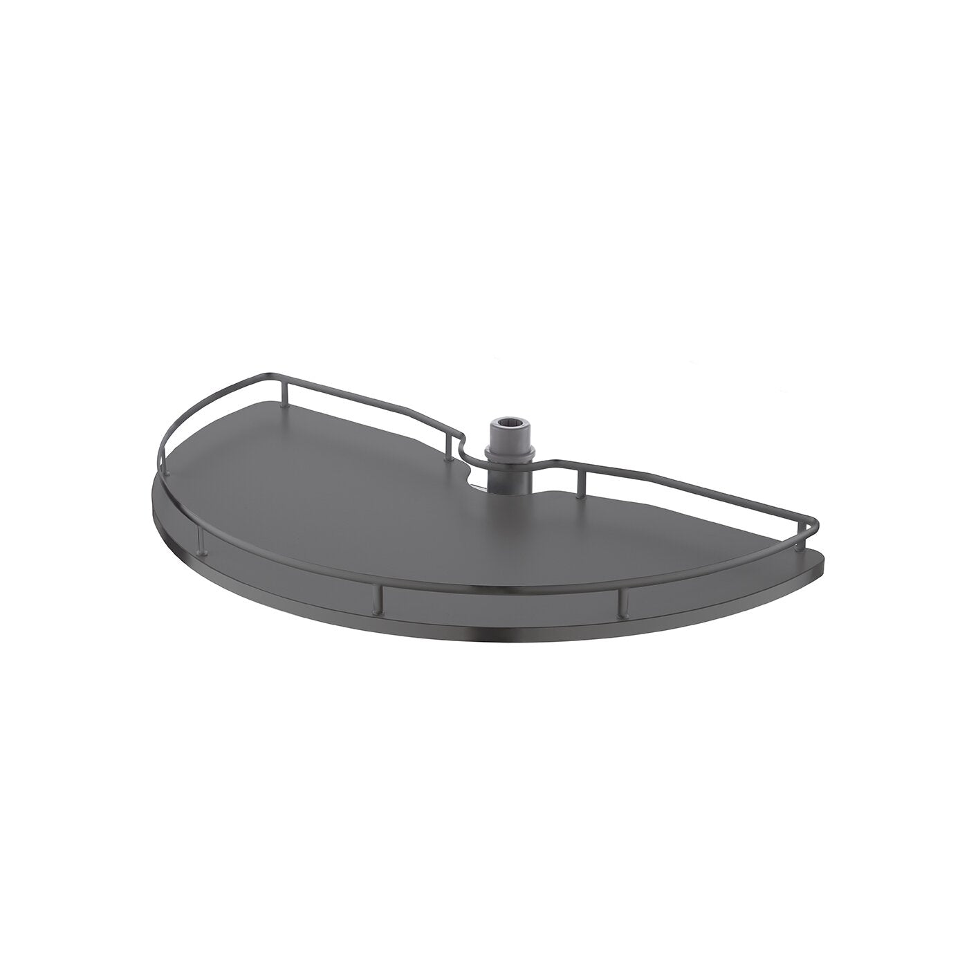 Vibo Galaxy Half-Moon Lazy Susan, 381mm (15"), Anthracite Grey