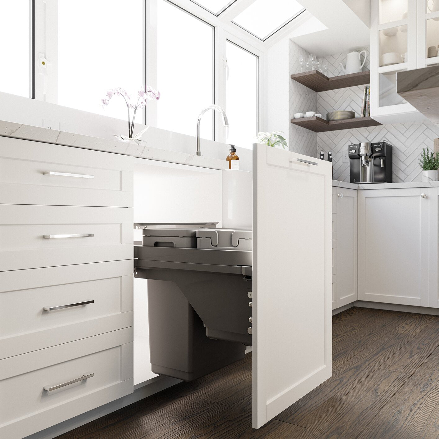 VIBO Globe Synchro Pullout Waste Bin