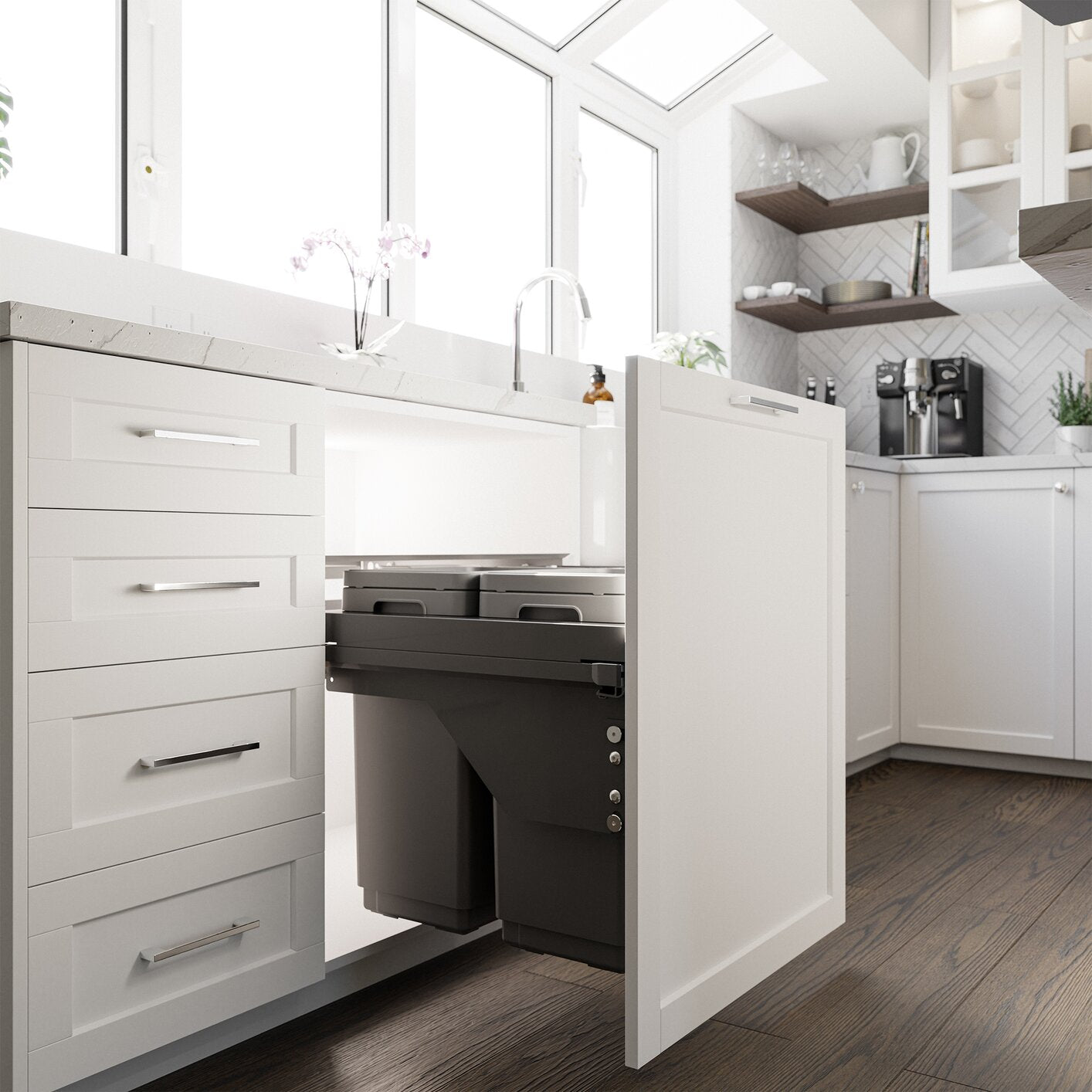 VIBO Globe Synchro Pullout Waste Bin