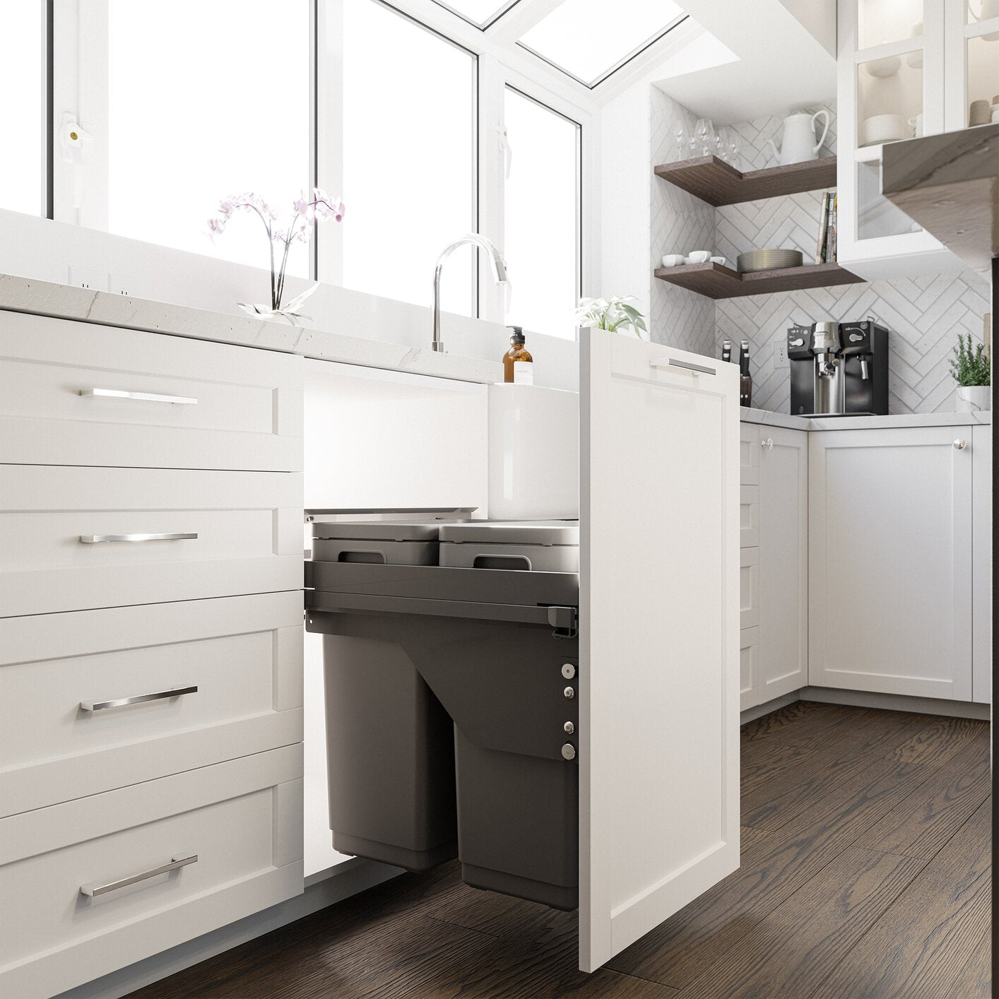 VIBO Globe Synchro Pullout Waste Bin