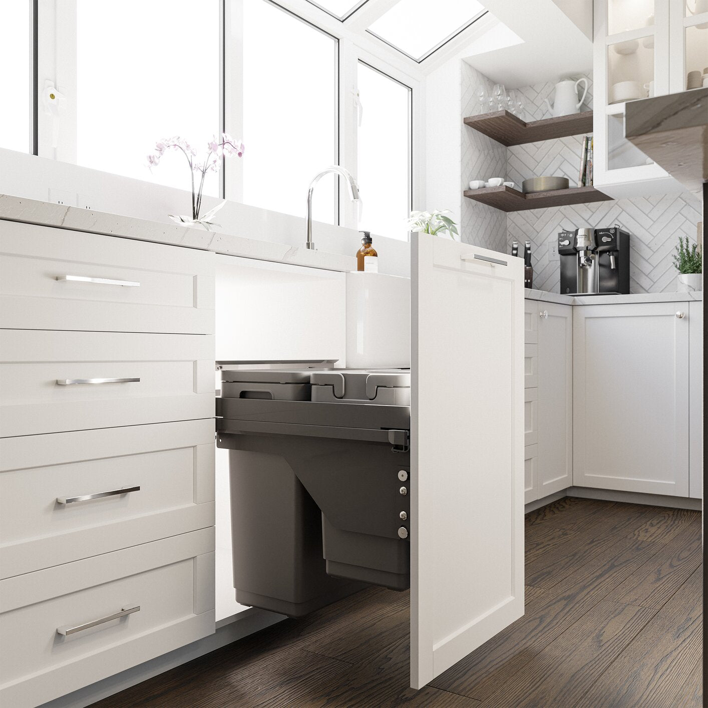 VIBO Globe Synchro Pullout Waste Bin