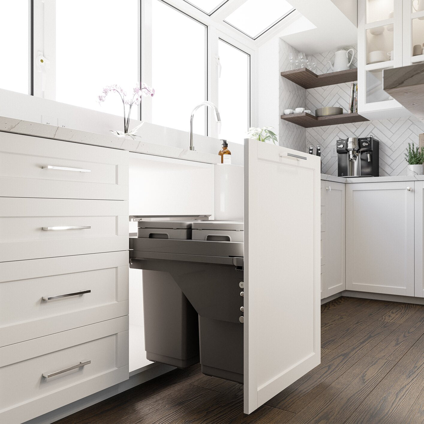 VIBO Globe Synchro Pullout Waste Bin