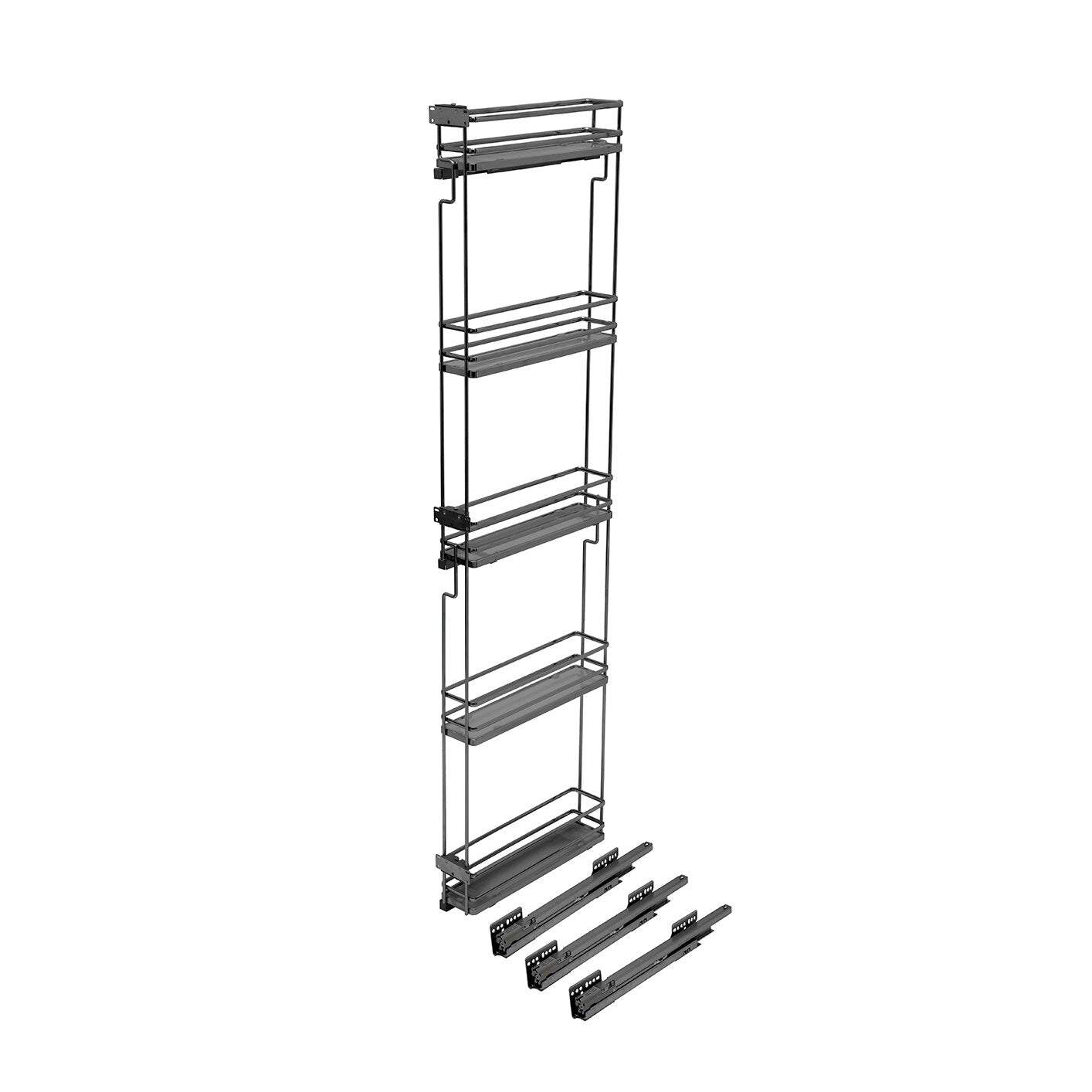 Vibo Filler Pullout for Narrow Pantry, Anthracite Grey